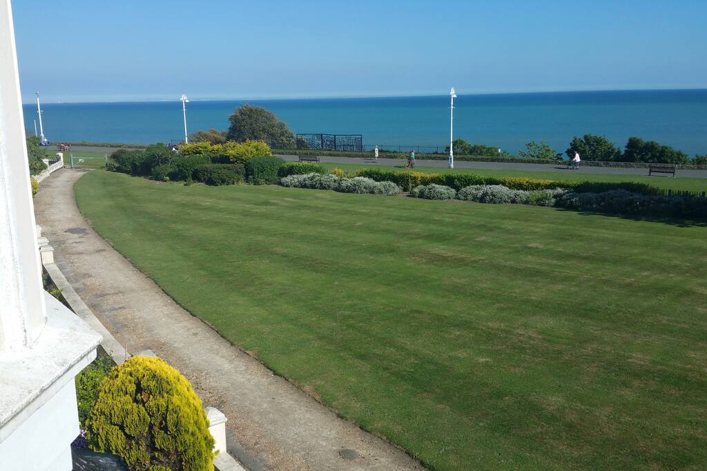 View from the left bay window