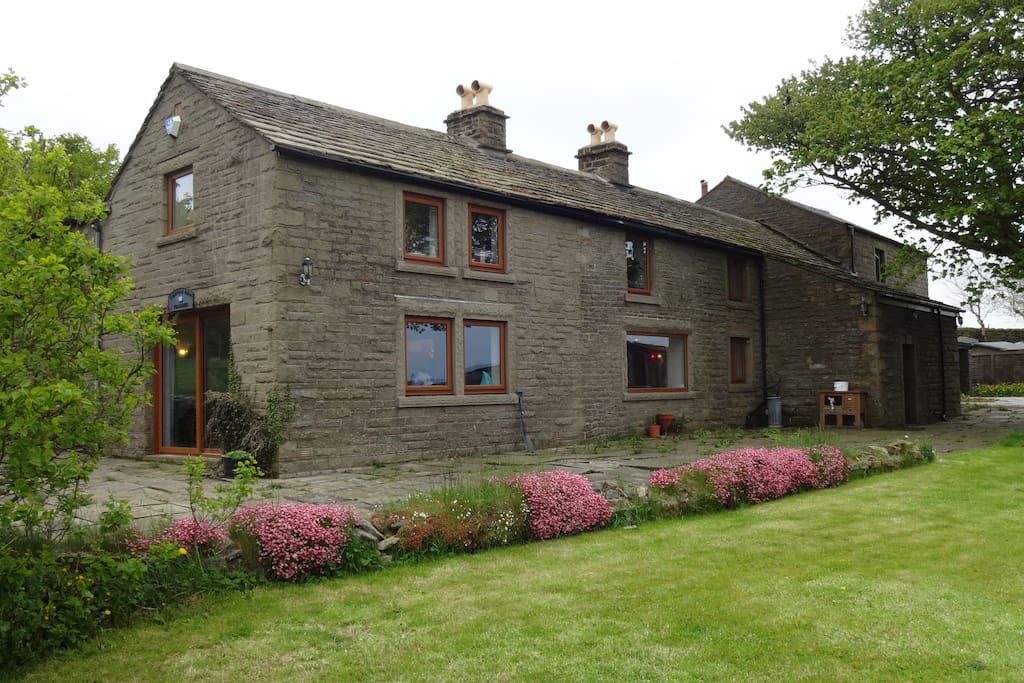 Our home, perfectly placed for exploring the Peak District