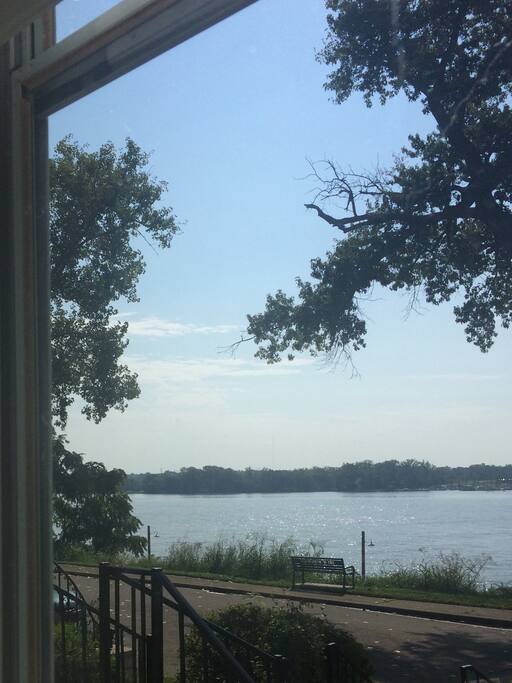 View from the upper front porch