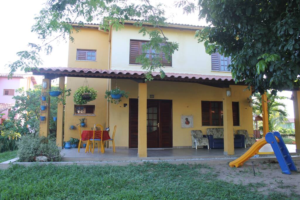 vista frontal da casa