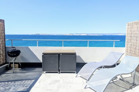 Superbe Vue Mer à l'Entrée des Calanques