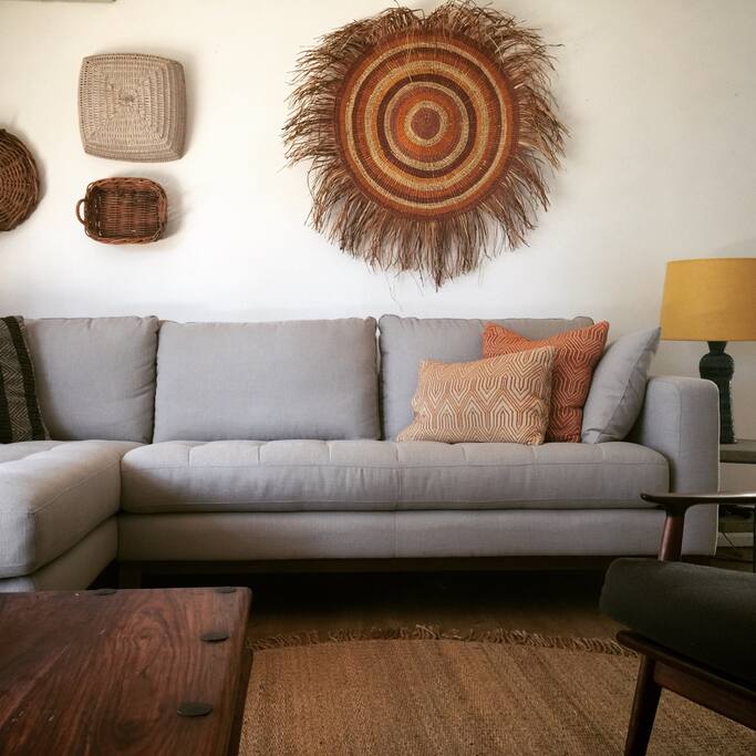 The comfy lounge at The Treehouse