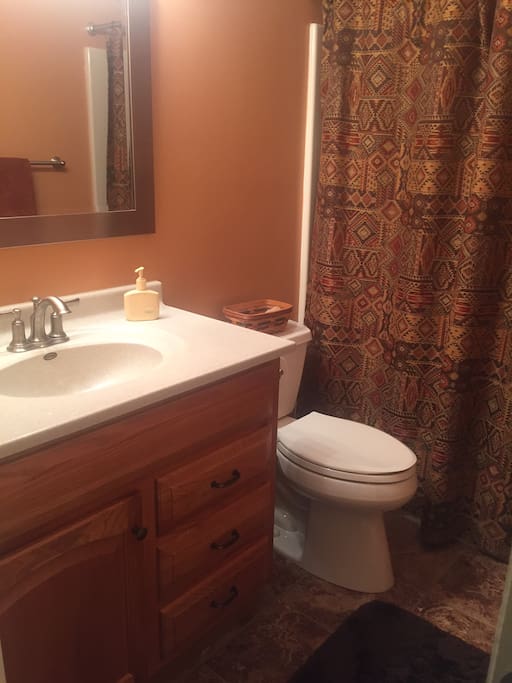 Guest private full bathroom