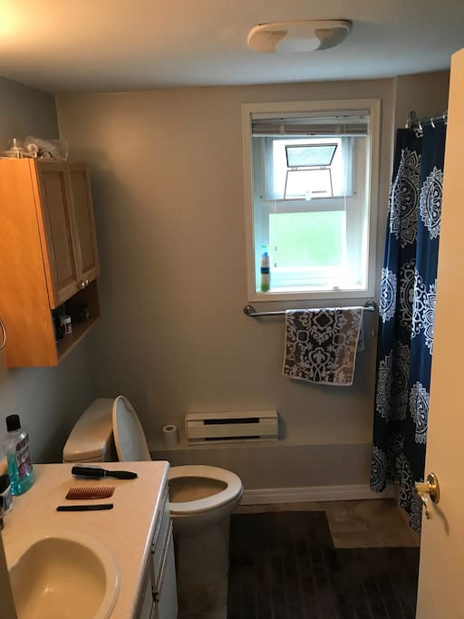 Bathroom with tub