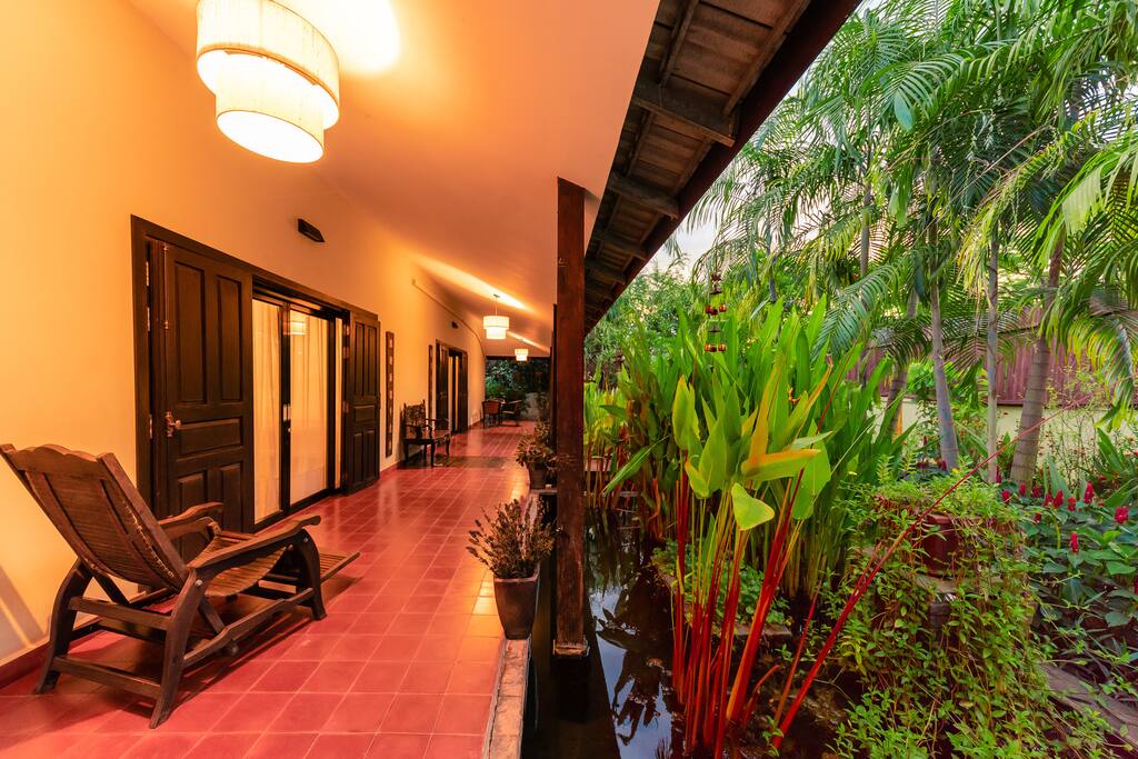 View of the two bedrooms glass doors