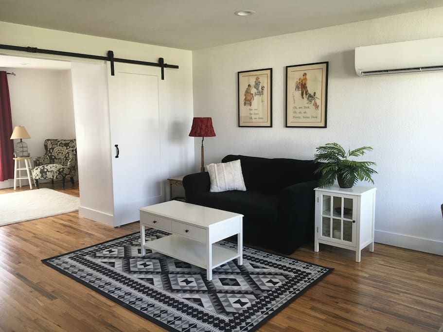 Cozy loveseat for relaxing