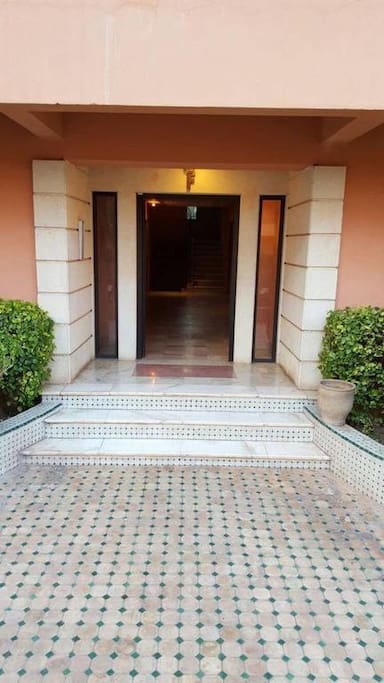 Entrée de l'immeuble