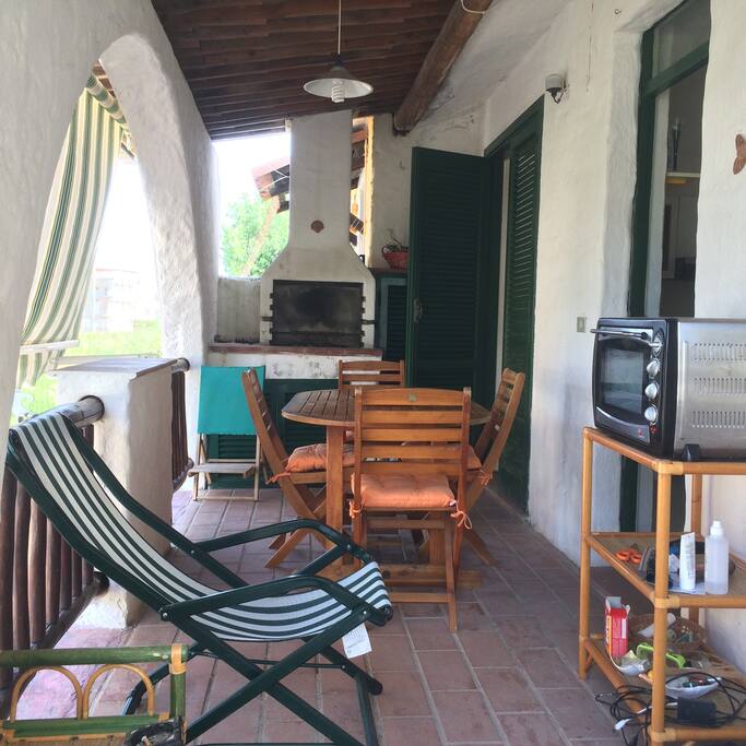 Terrazza con barbeque