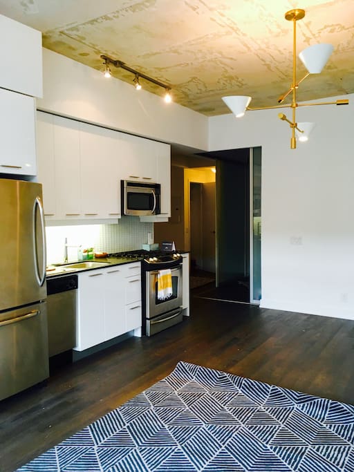 Kitchen / living room is not furnished