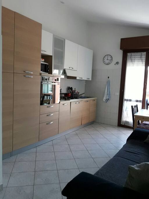 Kitchen, Living room