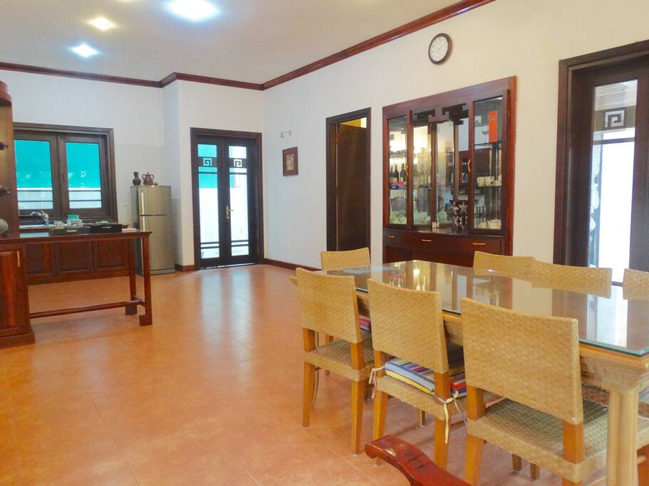Kitchen and dining room
