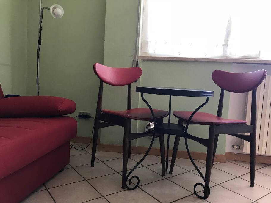 Un piccolo angolo dove prendere il caffè
