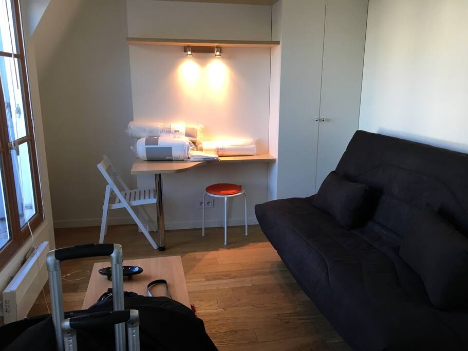 Studio en mode canapé