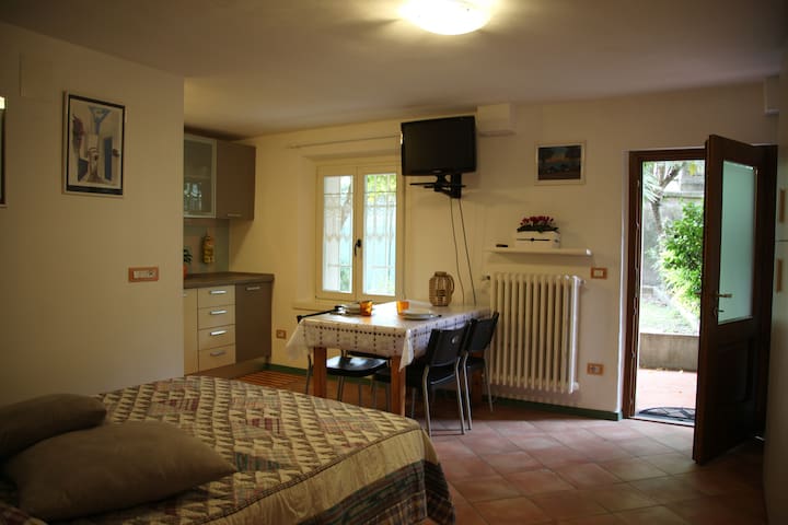 Monolocale con giardino a Trento centro