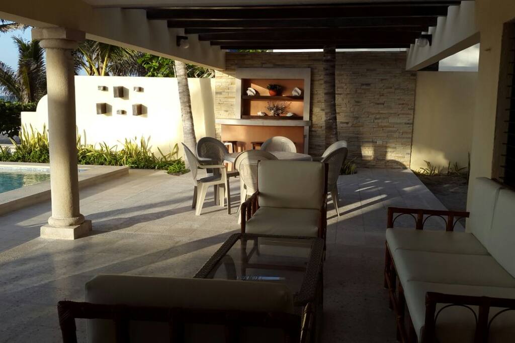 Outside terrace