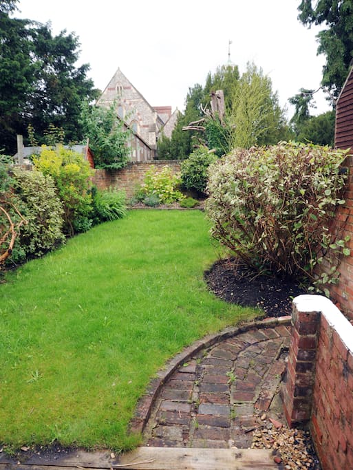 Delightful private walled garden to enjoy