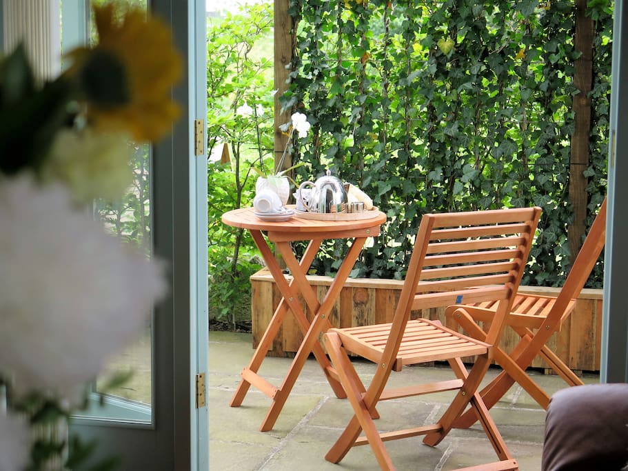 Private patio