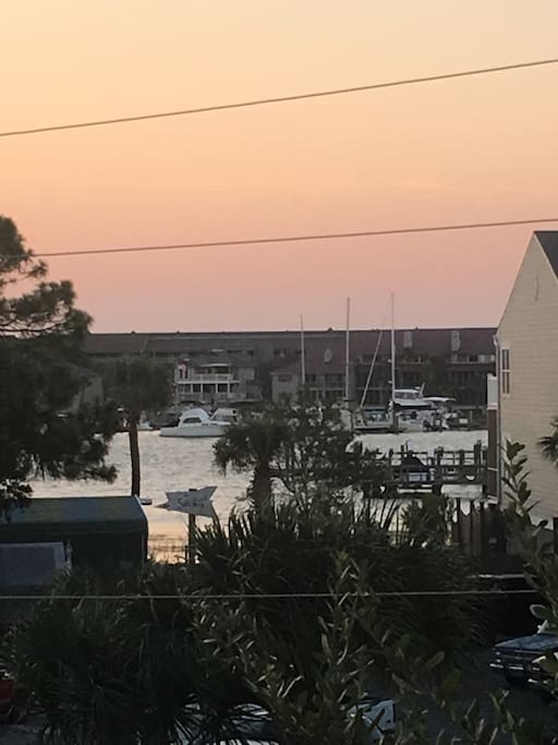 View from rooftop deck
