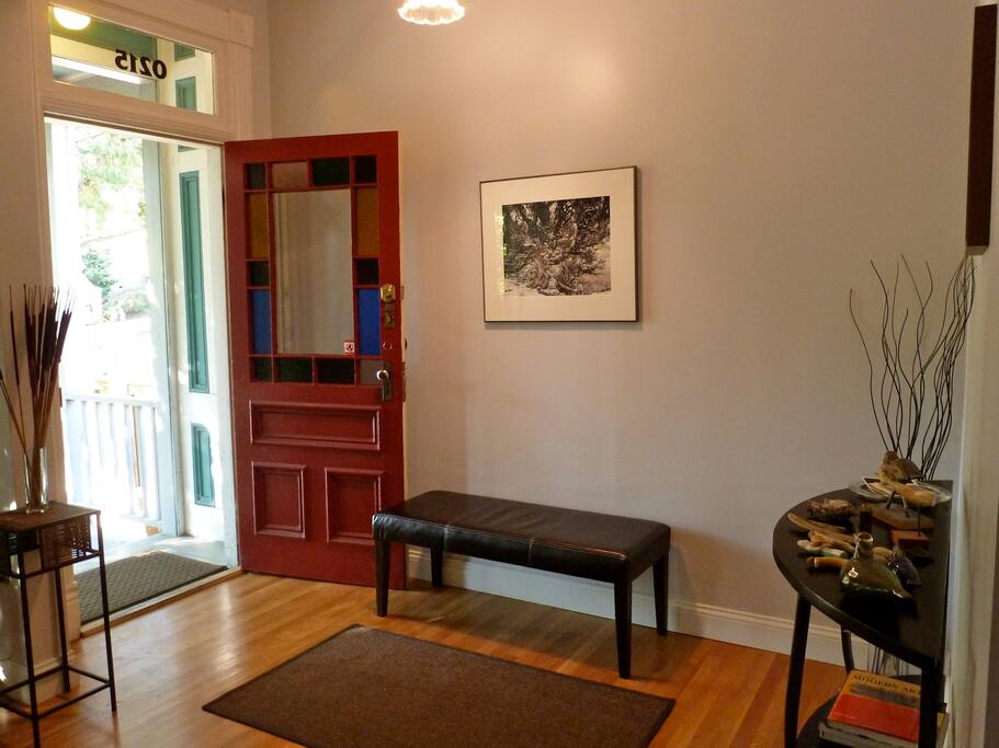 Inside front entrance.