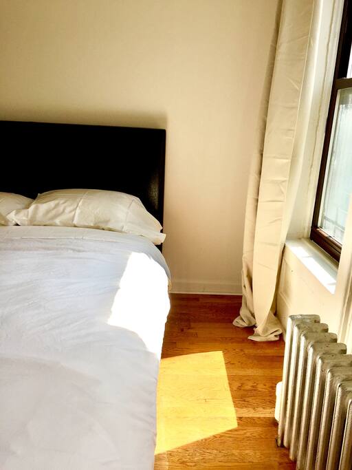 airy master bedroom