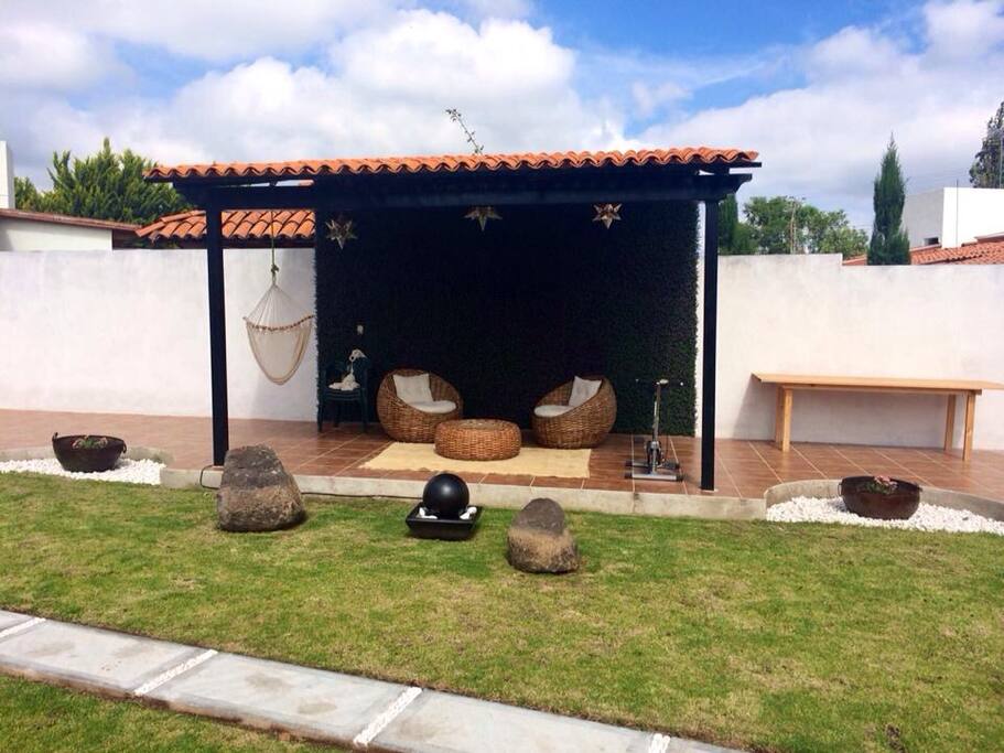 Terraza con salida