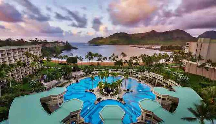 Ocean View Marriott Kauai Beach Club 2 BDRM Villa