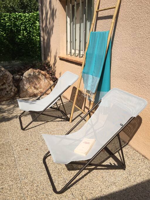 Les transats pour vos bains de soleil !