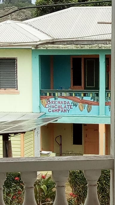 This is the Grenada chocolate factory building which directly opposite where you will be spending your stay in Grenada should you book with us.