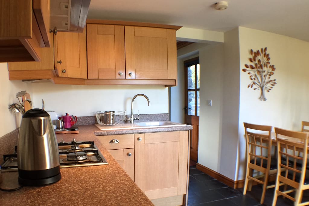Well equipped kitchen