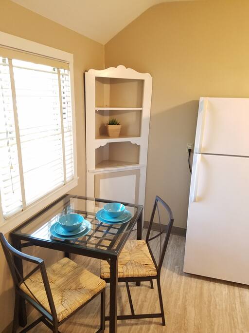 Bright dining nook
