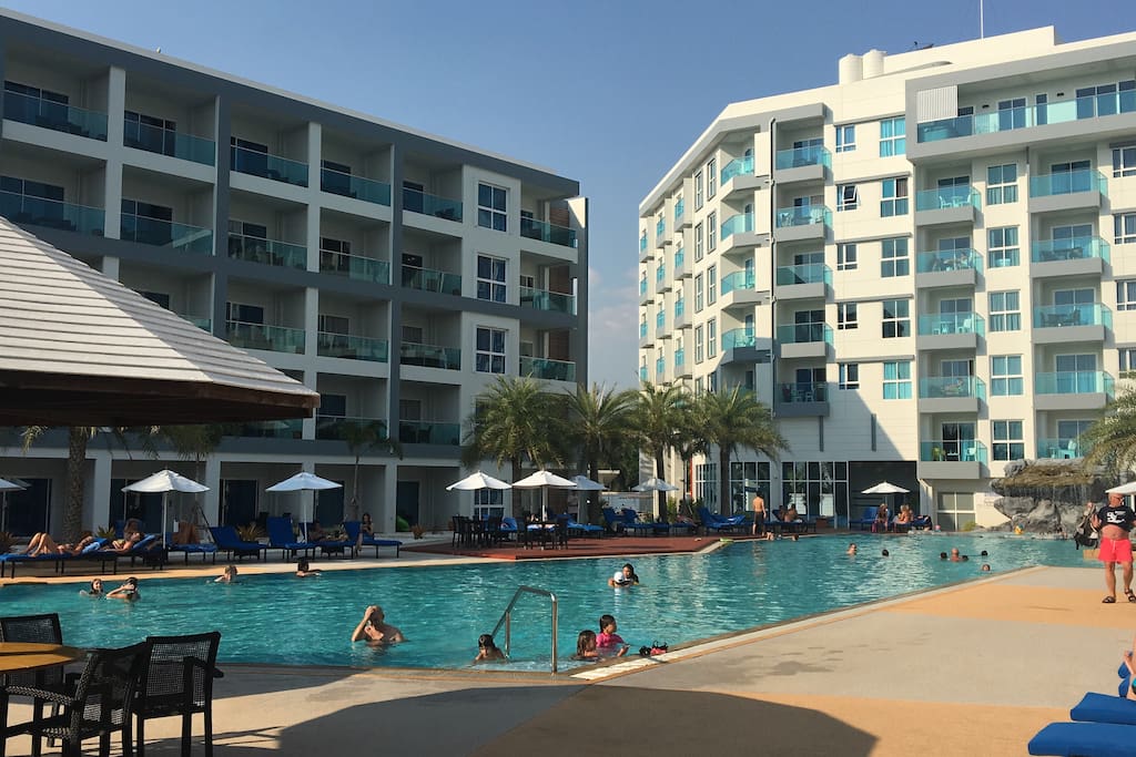 Common pool @ Grandblue Resort & Beach Club