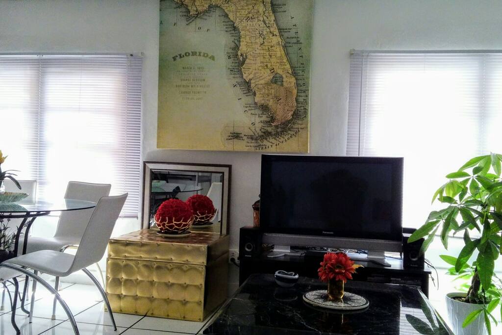 living room view