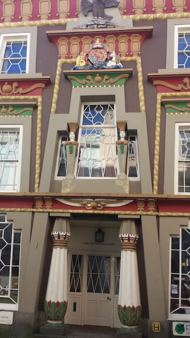 The magnificent Egyptian House in Chapel Street Penzance. Penzance. Penzance is a stunning piece of architecture.