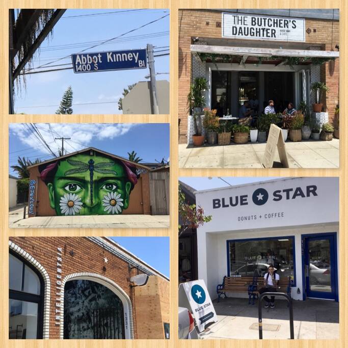 So much to see and do, right on your doorstep. Intelligentsia coffee house, blue star doughnuts, butchers daughter restaurant, to name a few :)