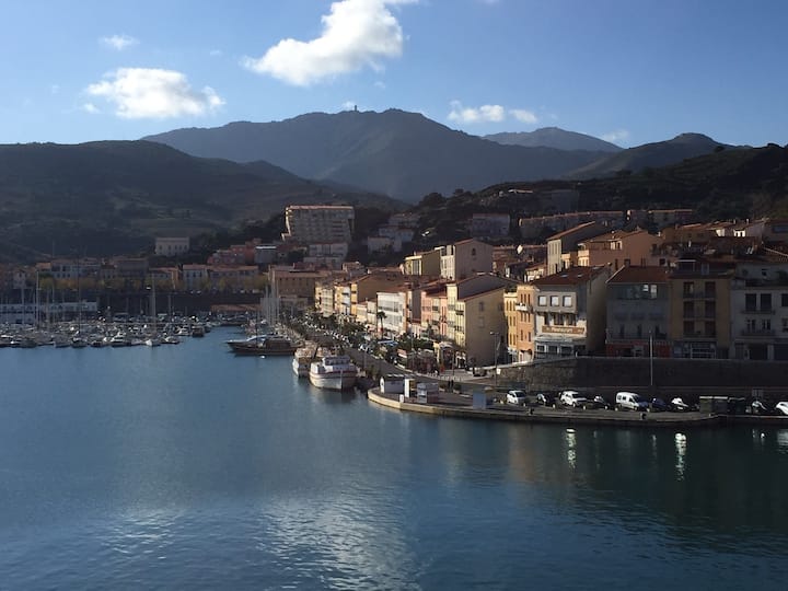 Sunny Loft - amazing view and close to Collioure