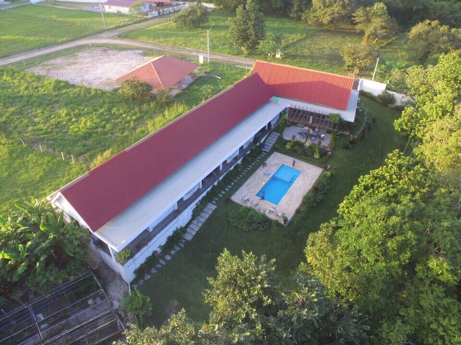 Aerial View of our 6 Bedroom Country Home in Rio Hato