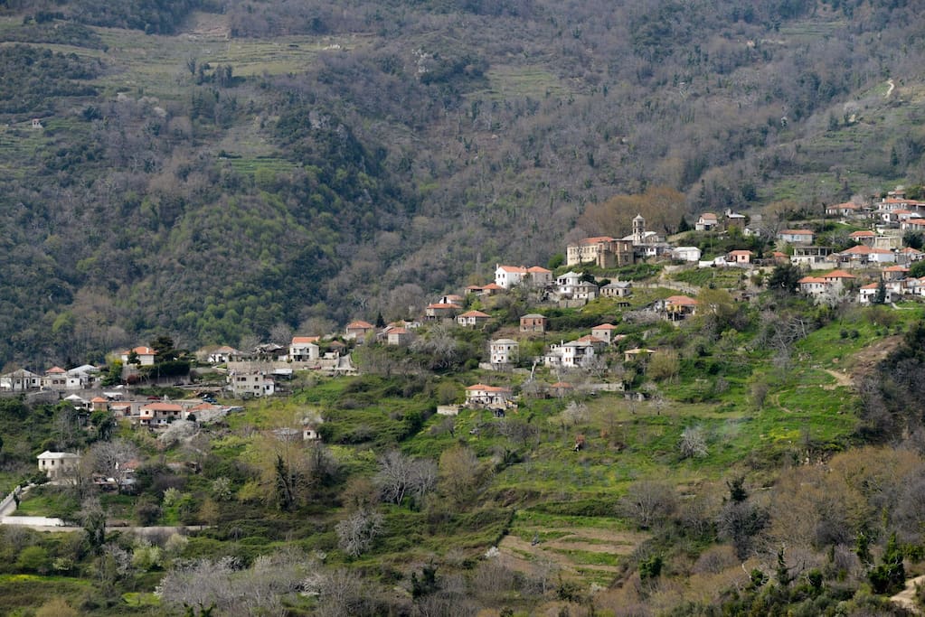 View of Drakia Village