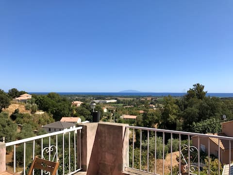 Villa with stunning sea views