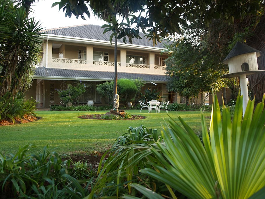 Beautiful well manicured gardens