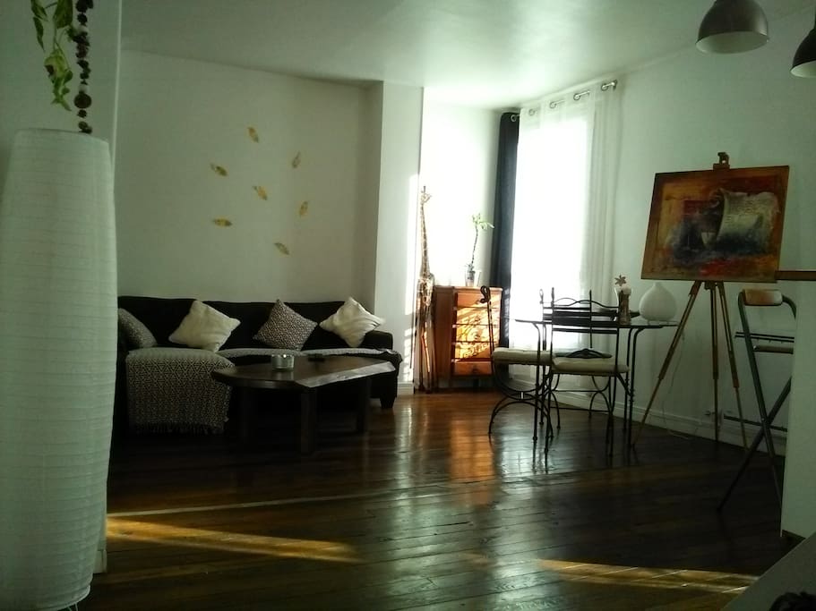 The coach area of the Living room