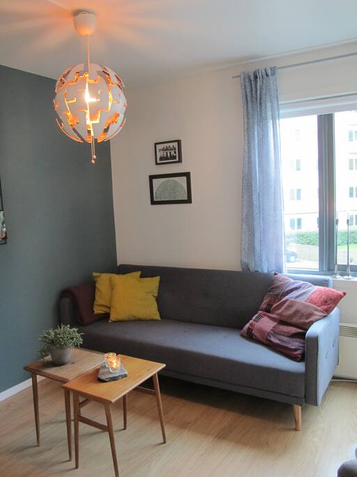 This couch can be used as a sofabed if needed.