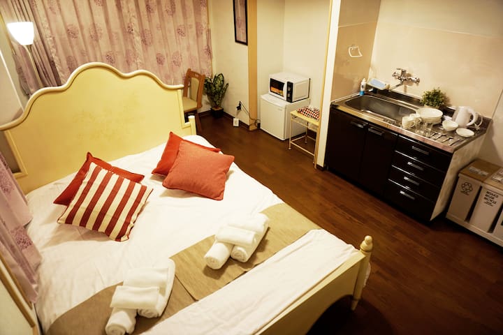 Heart of Nago/Free parking/Aquarium/wifi/A1