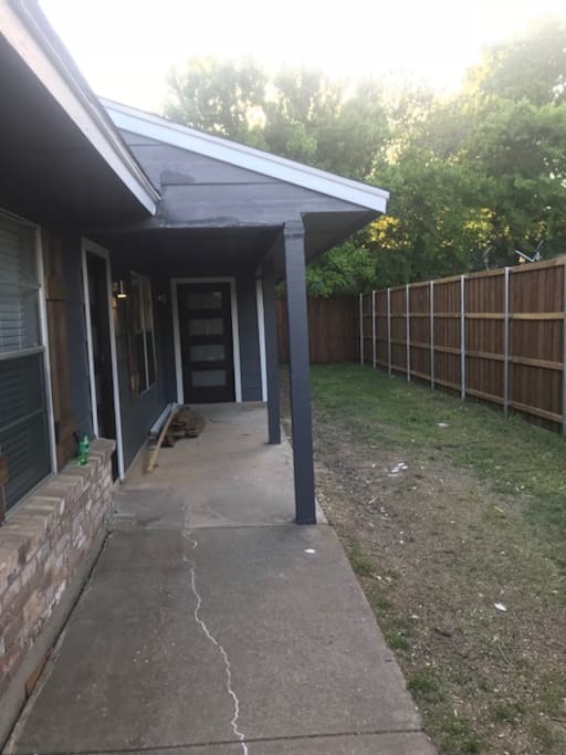 Front Porch w Private gated Area