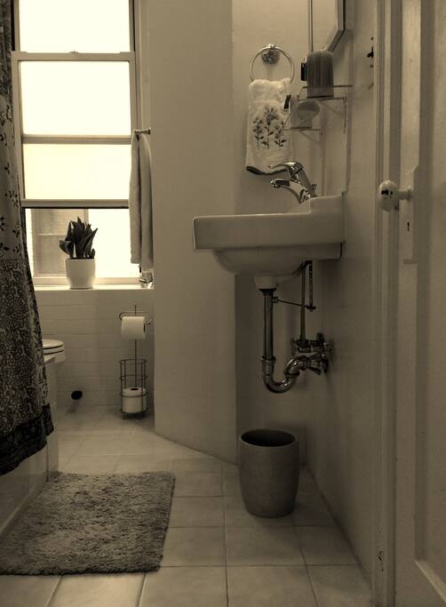 The bathroom