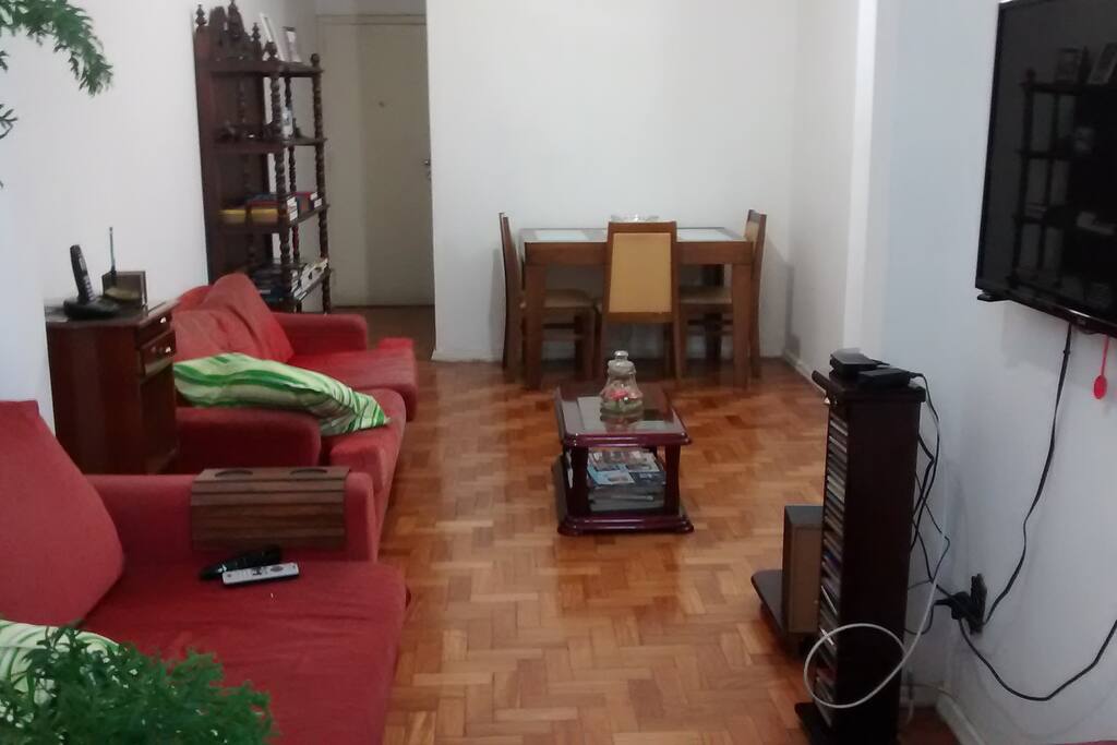sala de estar e jantar