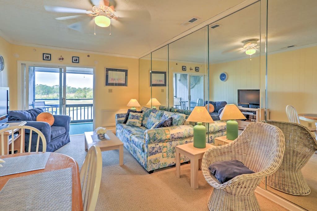 Walk a few steps to the beach when you stay at this vacation rental condo!