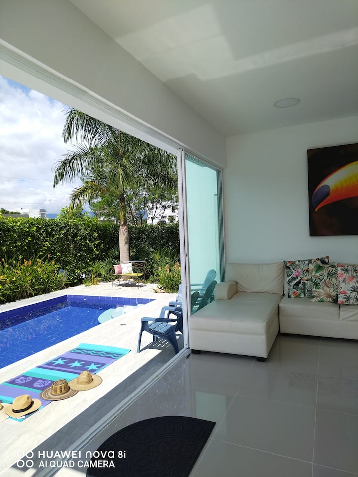 The Magic is Here Private Pool House Blue G