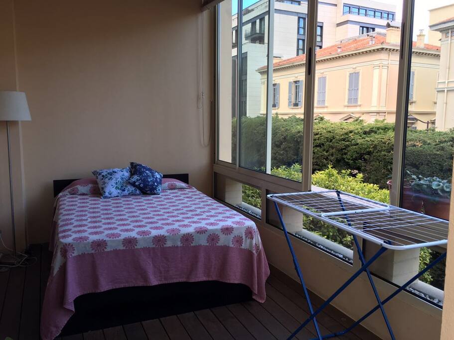 Don't you wanna wake up in the sunny morning on our comfortable and lovely terrace bed with the little bird’s singing around the greens?
