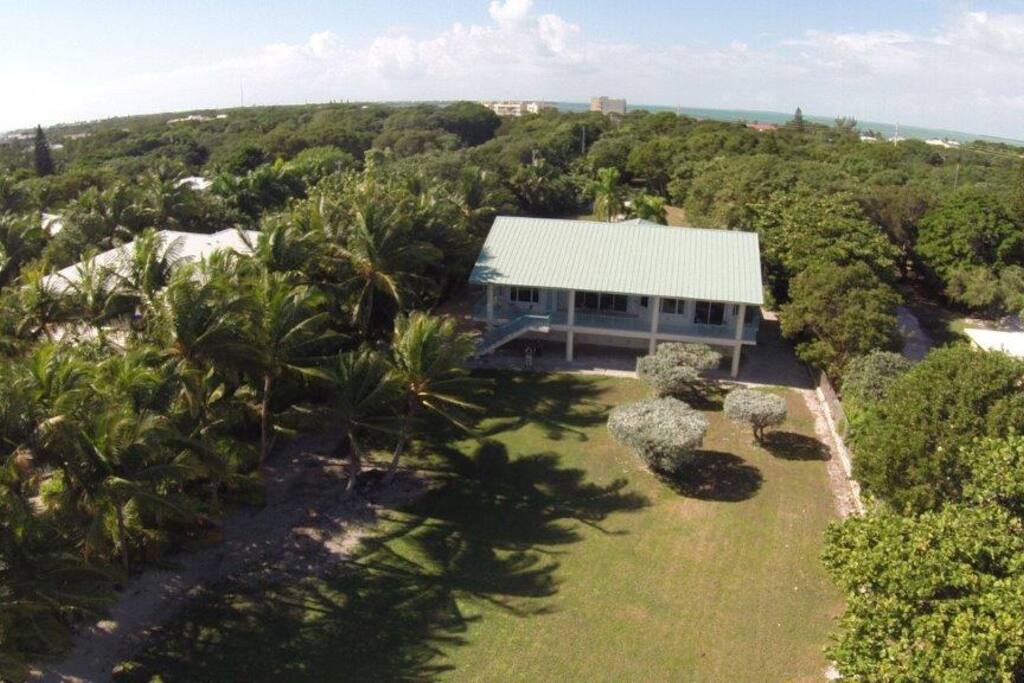 Drone Shot to Bay