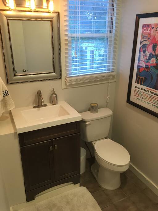 Private bathroom.